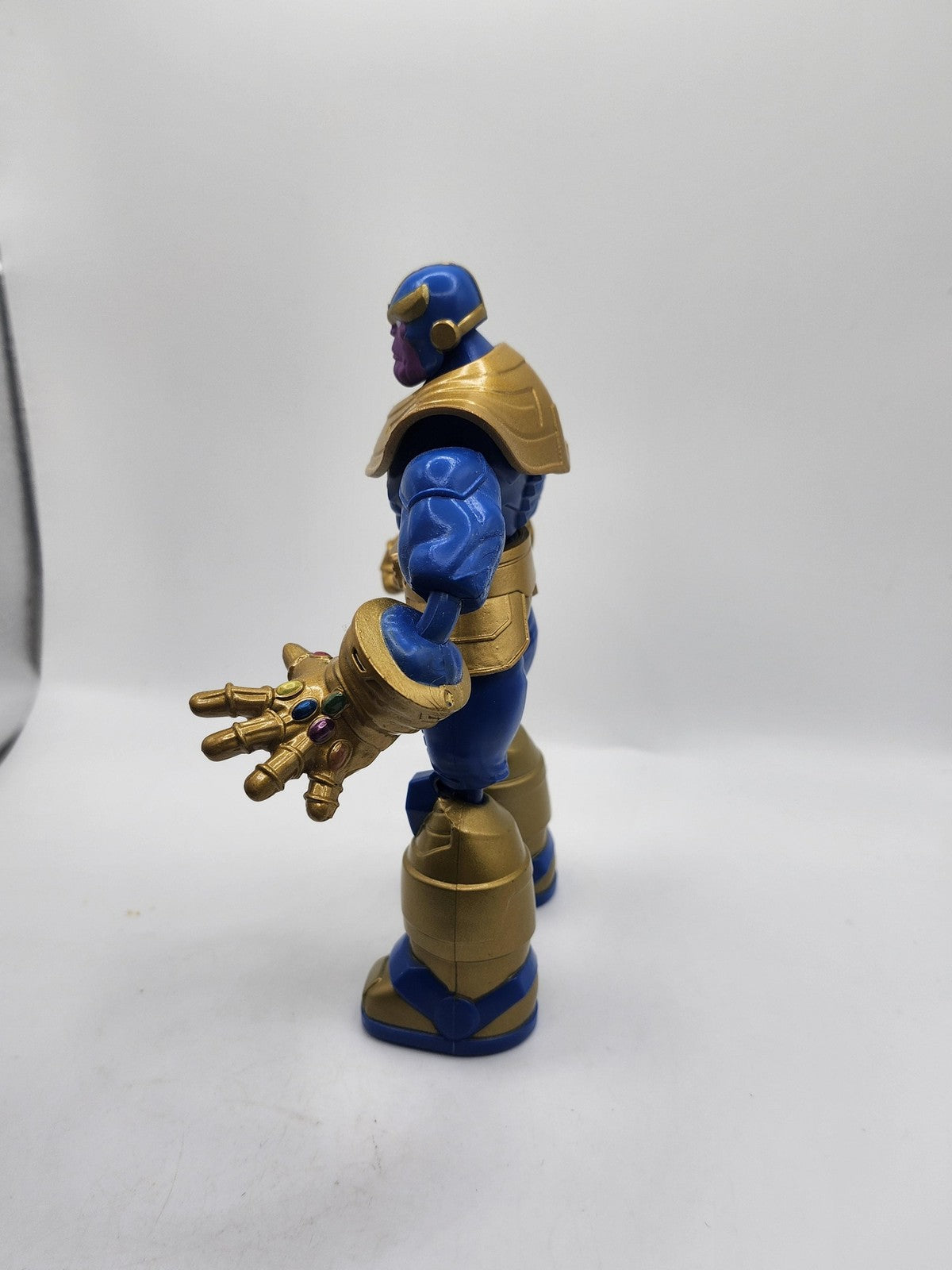 Marvel Thanos Action Figure Hasbro 9in Infinity Gauntlet Blue Gold Loose