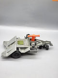 Vintage 1987 G.I. Joe Gray Gun Cannon Trailer Playset Hasbro Plastic Toy Loose