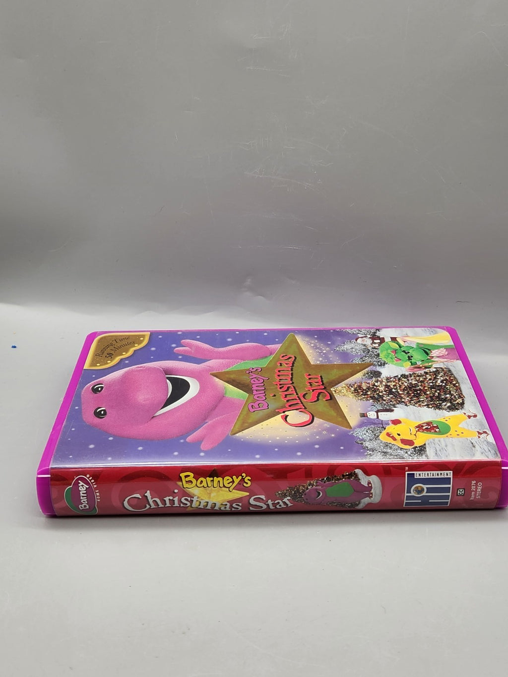 Barney’s Christmas Star VHS 2002 HIT Entertainment Holiday Movie Tested Kids...