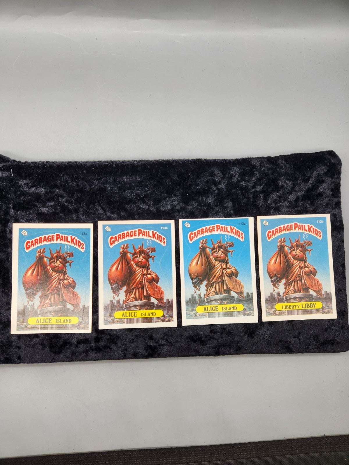 Garbage Pail Kids 1986 Series 12 Lot of 8 Cards Alice Island 113a &...