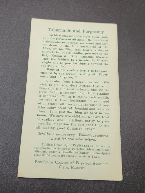 1936 Our Heavenly Companions 1st Edition Catholic Prayer Book Angel Booklet...