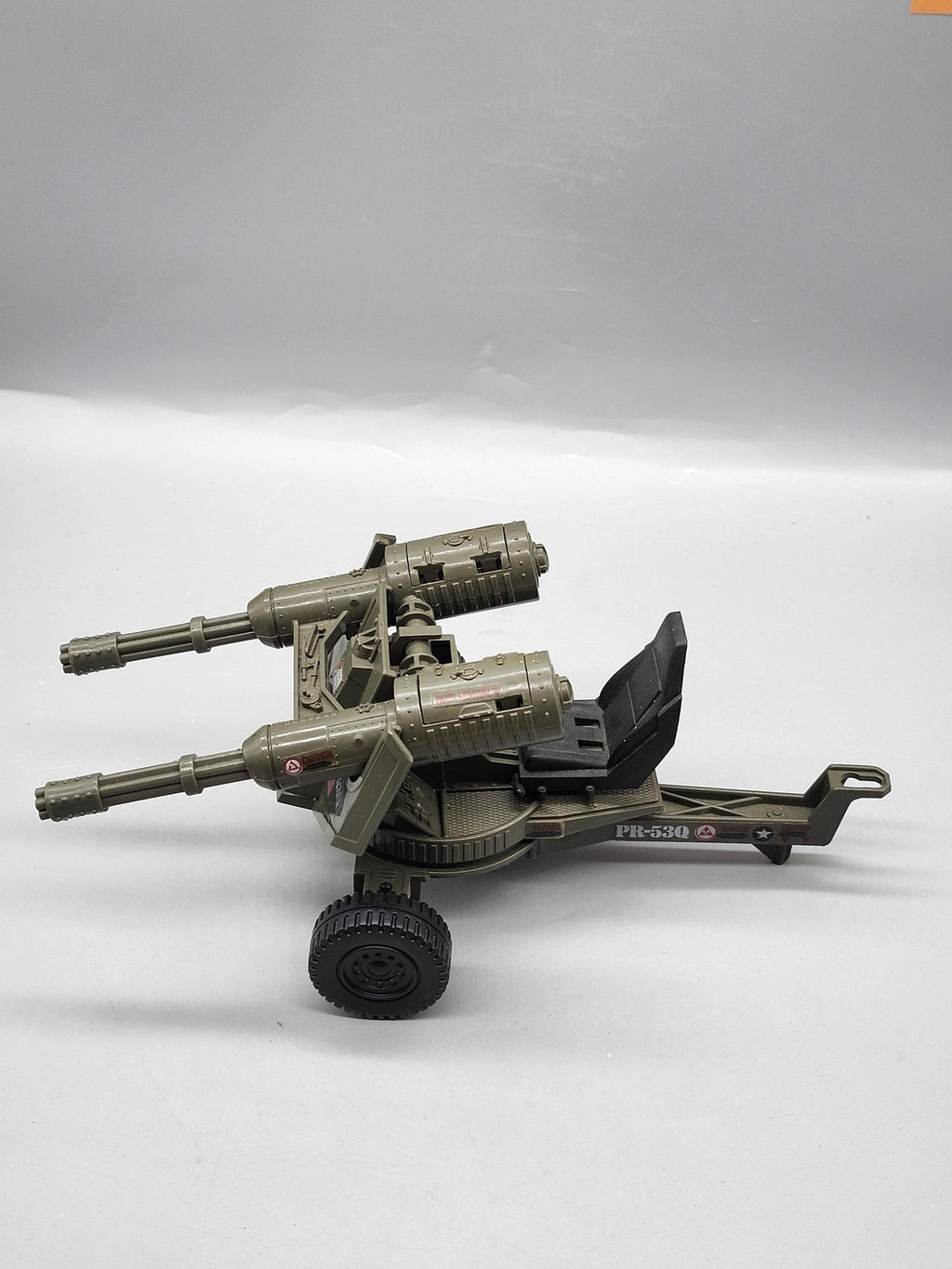 Vintage 1983 G.I. Joe Whirlwind Twin Battle Gun Hasbro Green Plastic Toy Loose