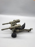 Vintage 1983 G.I. Joe Whirlwind Twin Battle Gun Hasbro Green Plastic Toy Loose