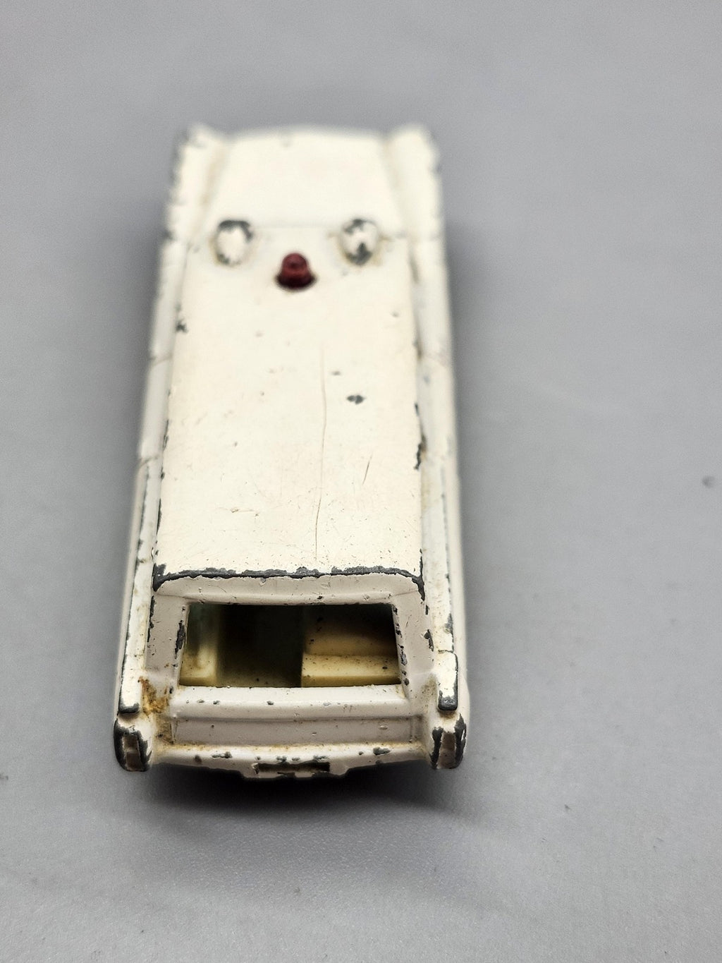 Vintage Matchbox Lesney No 54 S&S Cadillac Ambulance Diecast Car White Loose