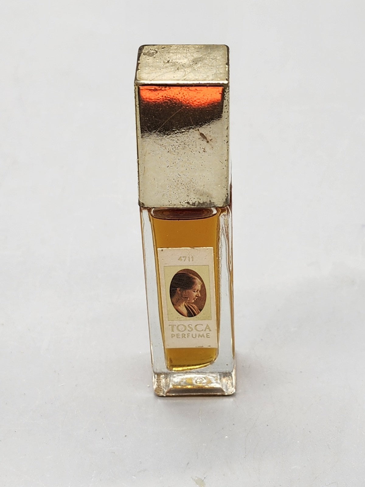 Vintage Tosca Perfume .25 oz Mini Bottle Partial 4711 Colonia Germany
