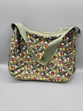 Disney Mickey Mouse Crossbody Bag Womens Medium Green Canvas Shoulder Cartoon