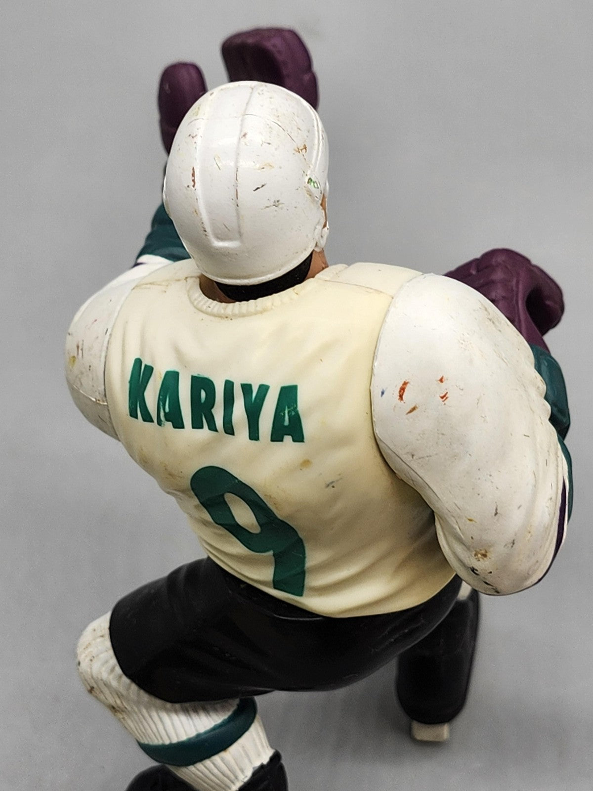 Vintage Mighty Ducks Paul Kariya Action Figure Plastic Toy Loose White Hockey