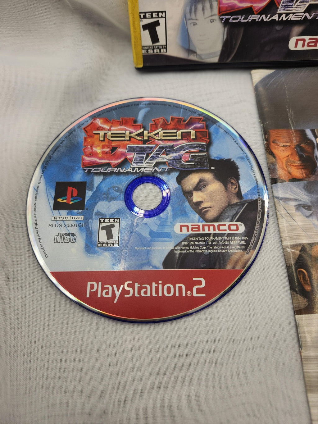 Tekken Tag Tournament Sony PlayStation 2 PS2 Game Namco NTSC-U/C 2000 T Fighting