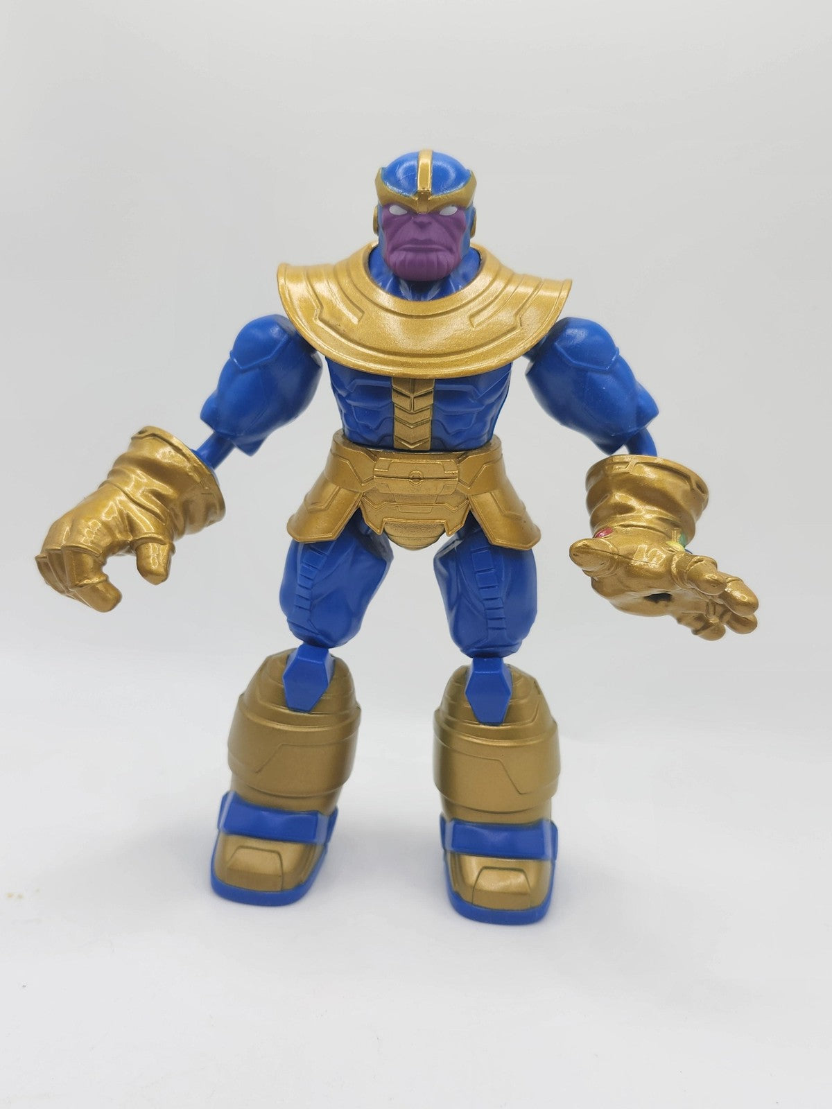 Marvel Thanos Action Figure Hasbro 9in Infinity Gauntlet Blue Gold Loose