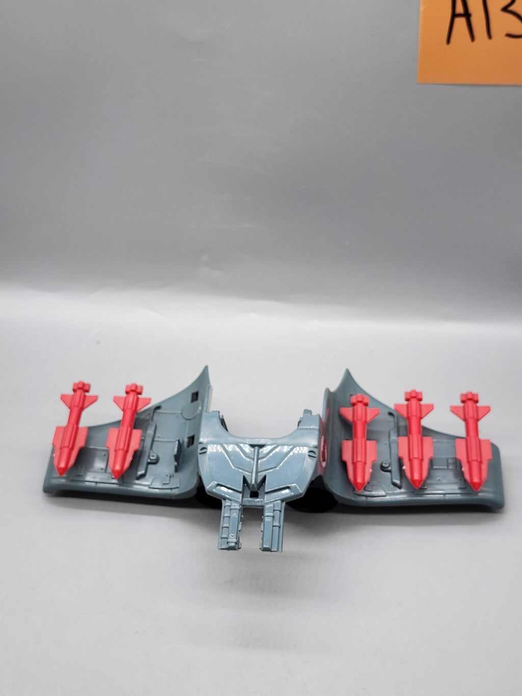 Vintage G.I. Joe Cobra Commander Glider Playset Part Hasbro Gray Toy Loose