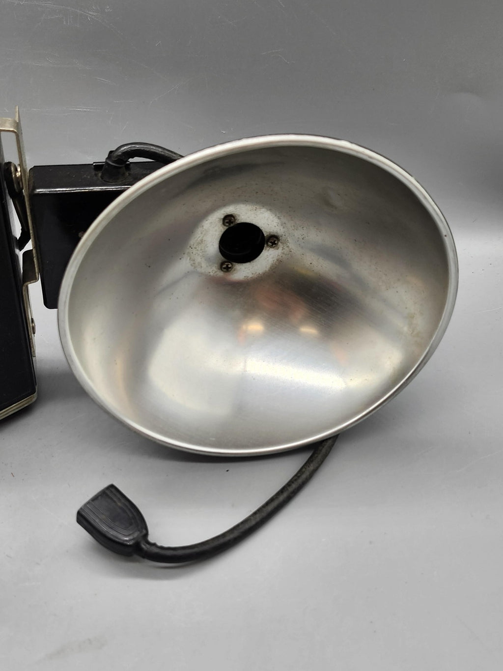 Vintage Kodak Brownie Reflex Synchro Model Camera 127 Film Flash Black USA