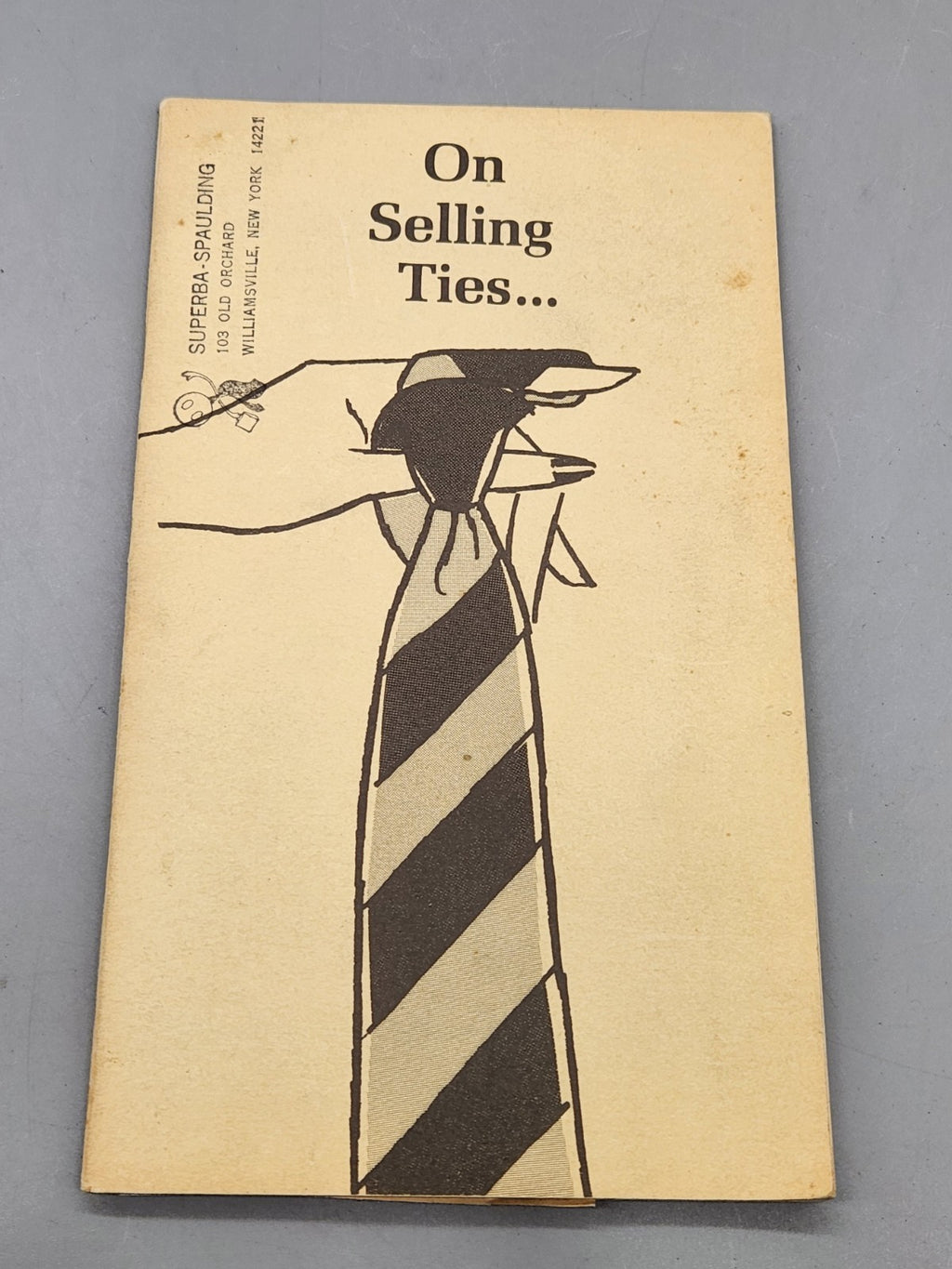Vintage 1966 “On Selling Ties” Men’s Neckwear Guide Book Rosenthal Menswear...