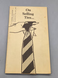 Vintage 1966 “On Selling Ties” Men’s Neckwear Guide Book Rosenthal Menswear...