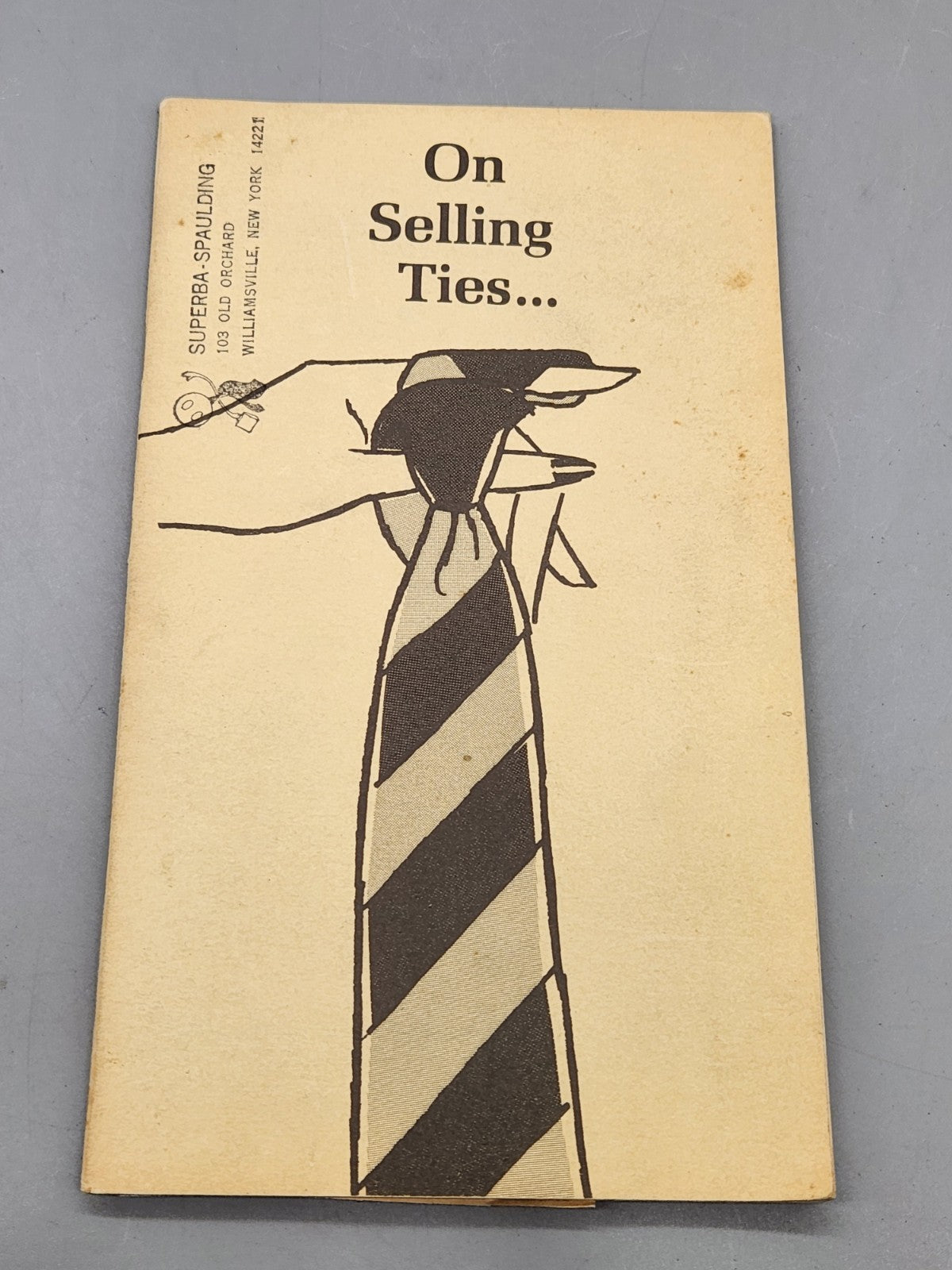 Vintage 1966 “On Selling Ties” Men’s Neckwear Guide Book Rosenthal Menswear...