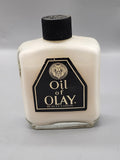 Vintage Oil of Olay Beauty Lotion 4 oz Glass Bottle Full Retro Skincare