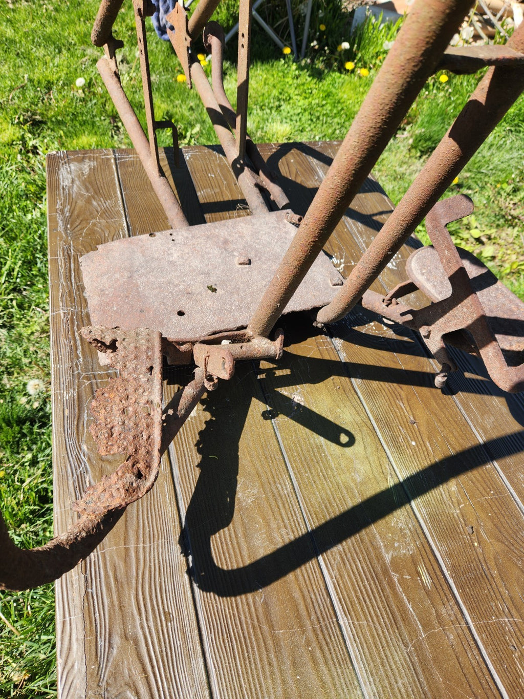 Antique SIMPLEX Early Motorcycle /  Bicycle Frame Springer Fork  Project 1930S