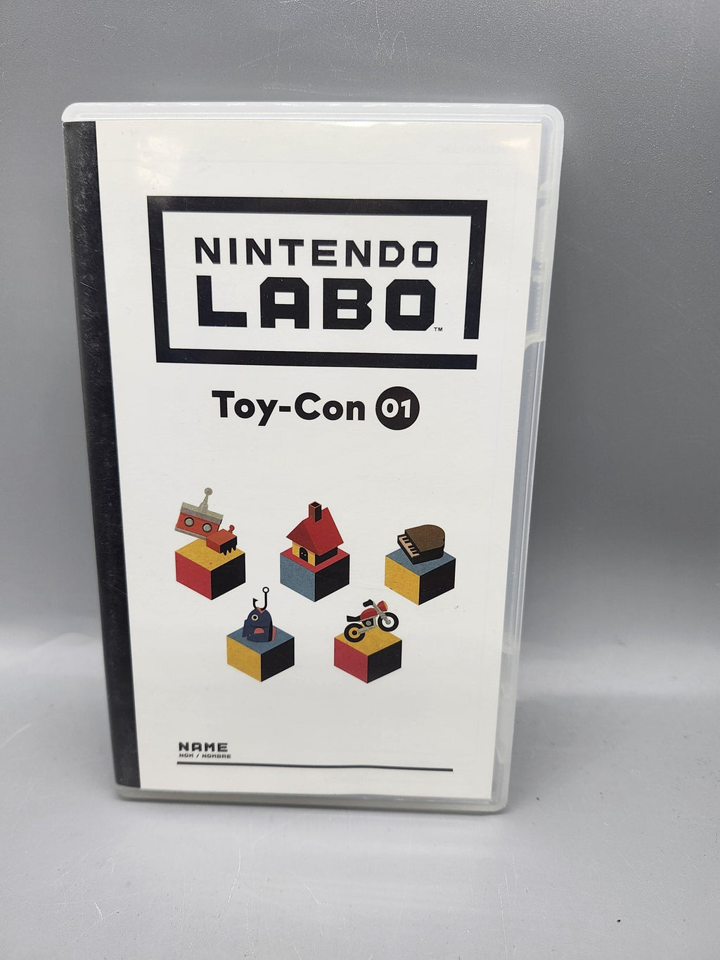 Nintendo Labo Toy-Con 01 Nintendo Switch Game Cart Case NTSC-U/C 2018 E Family