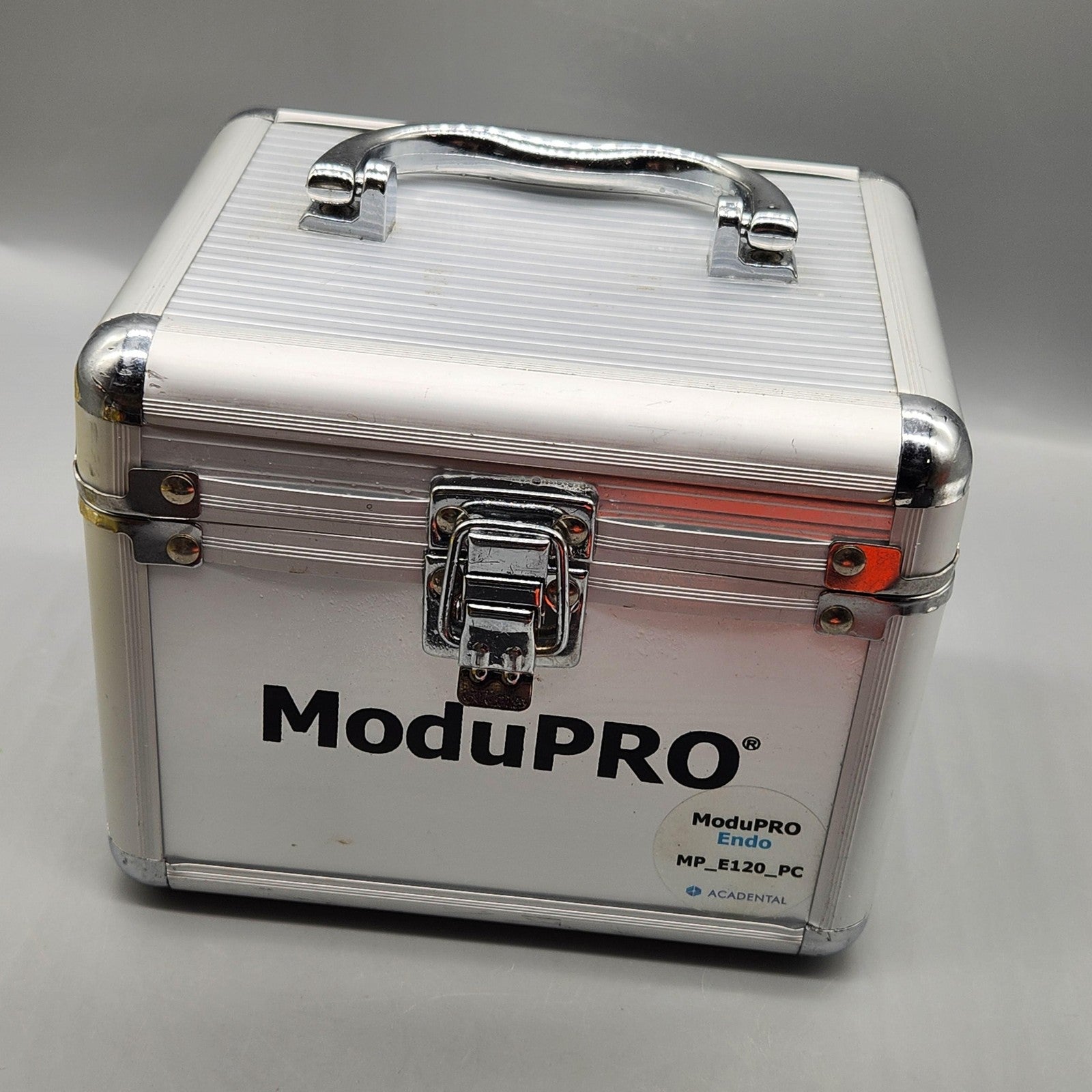 Acadental ModuPRO Endo Typodont MP_E120_PC Dental Silver Carrier Tray Case Model