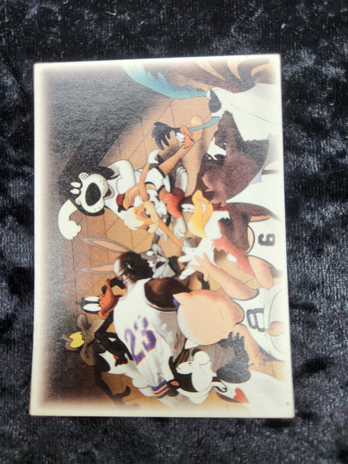 1997 Space Jam Cosmic Showdown CS27 Pound Monstars Sticker Card Upper Deck