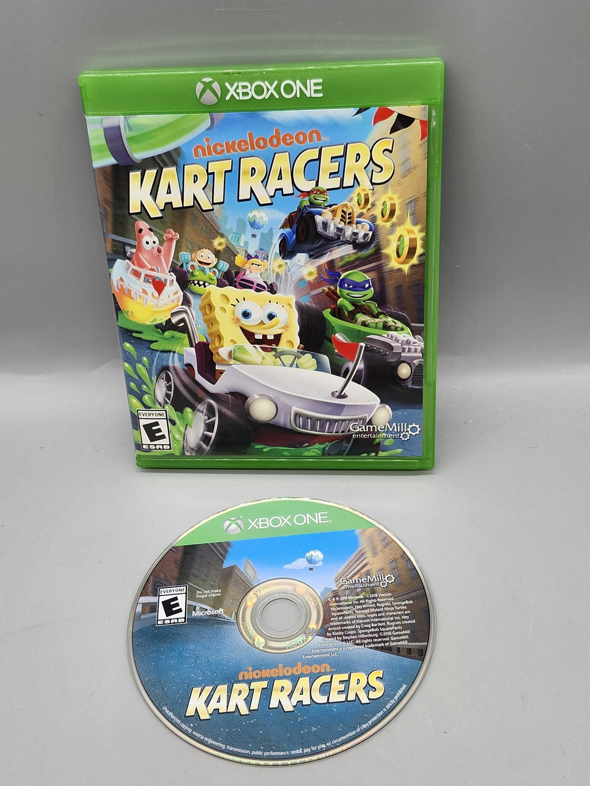 Nickelodeon Kart Racers Microsoft Xbox One Game E Red Mile NTSC-U/C Disc Racing