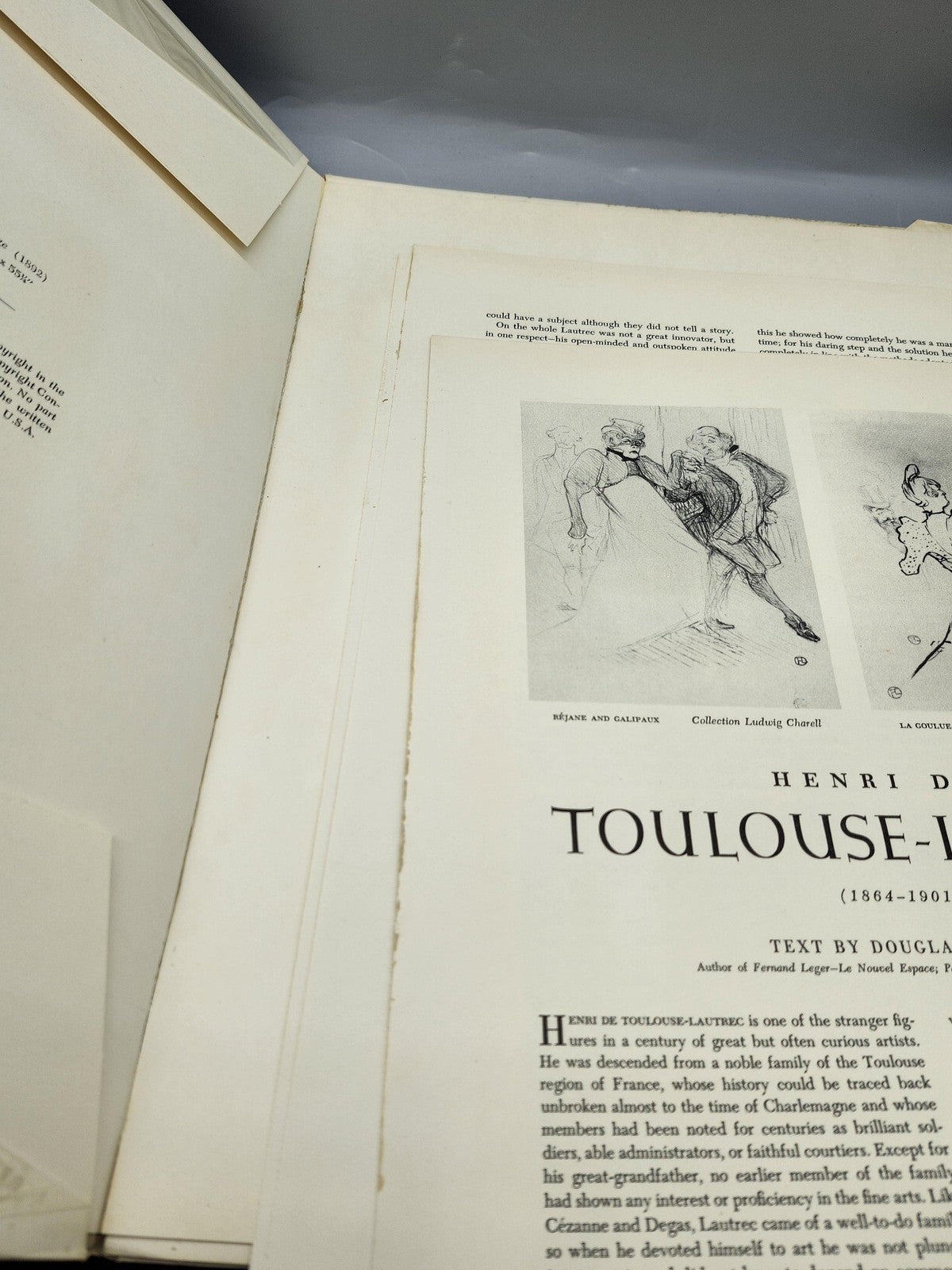 Vintage Toulouse Lautrec 16 Beautiful Full Color Prints Portfolio 1952 Abrams