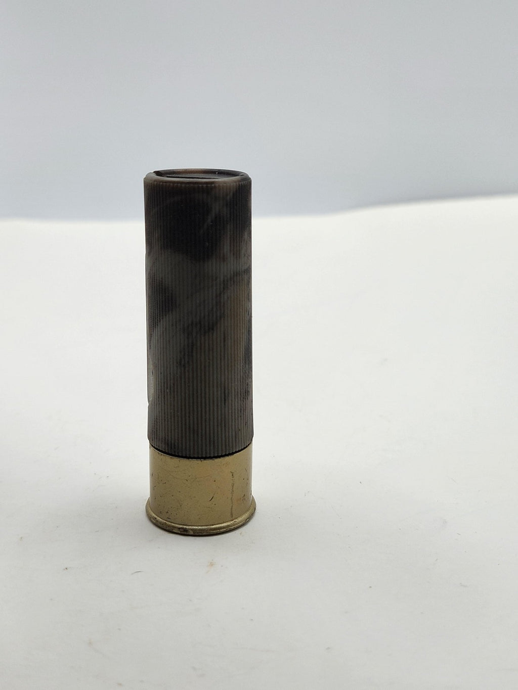 Shotgun Shell Pocketknife Folding 1 Blade Drop Point Brown Plastic 12 GA EDC