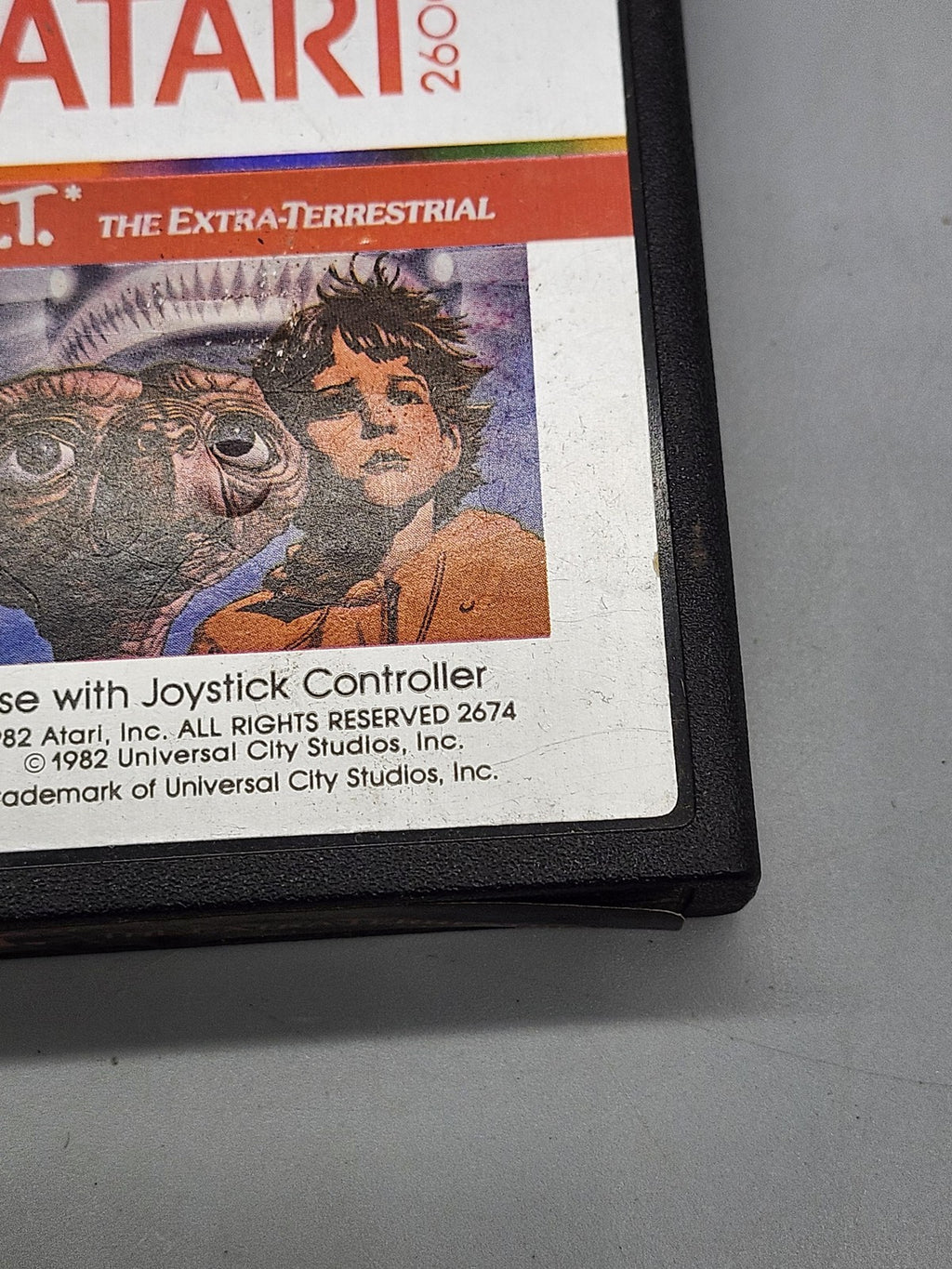 E.T. The Extra-Terrestrial Atari 2600 Game Atari 1982 Action Adventure Cart