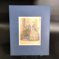 Vintage Le Moniteur De La Mode 1851 French Fashion Ladies Print Hand Tinted