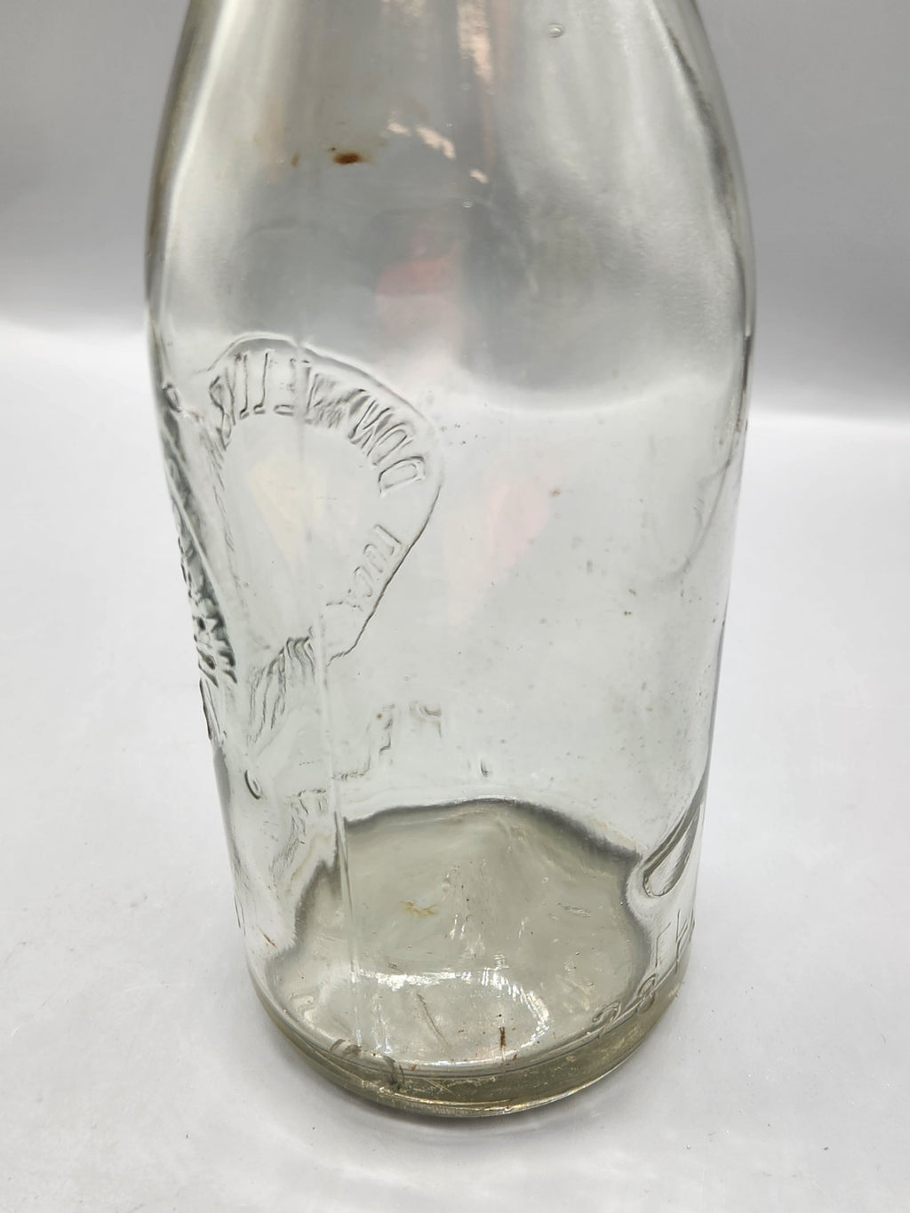 Vintage Donnelly & McGann Lockport NY Embossed Soda Bottle Rochester NY