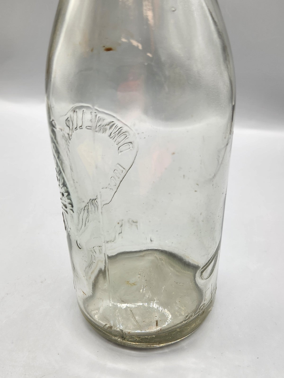 Vintage Donnelly & McGann Lockport NY Embossed Soda Bottle Rochester NY