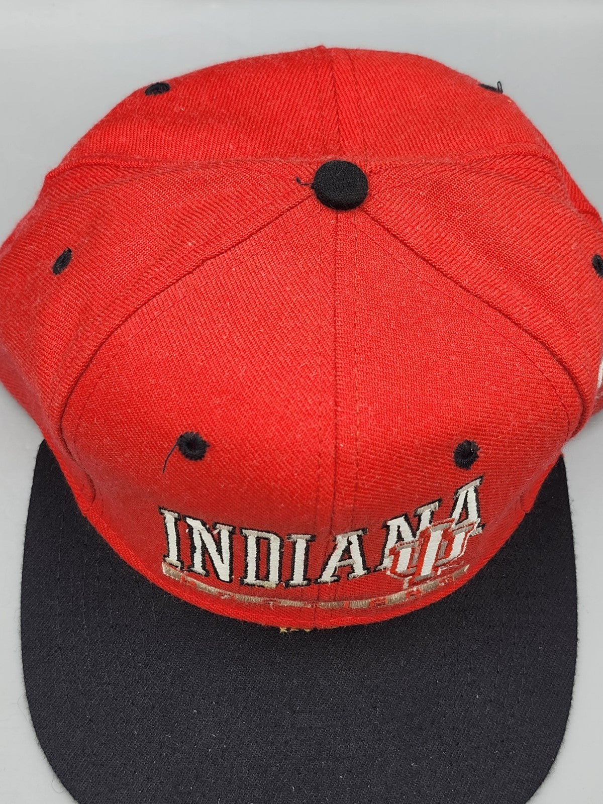 Vintage Indiana Hoosiers IU Script Snapback The Signature Designer Award Hat