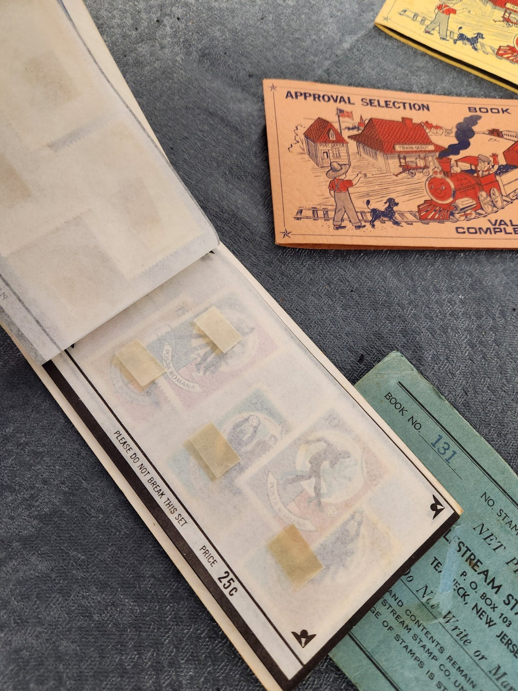 Vintage Stamp Approval Selection Books Lot Gulfstream Tru-Value Foreign Mint...