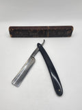 Vintage Wester Bros Best Straight Razor No 32 Black Handle Germany Shaving