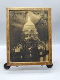 Washington DC Capitol Sepia 8x10 Photograph Framed Architecture USA Wall Art