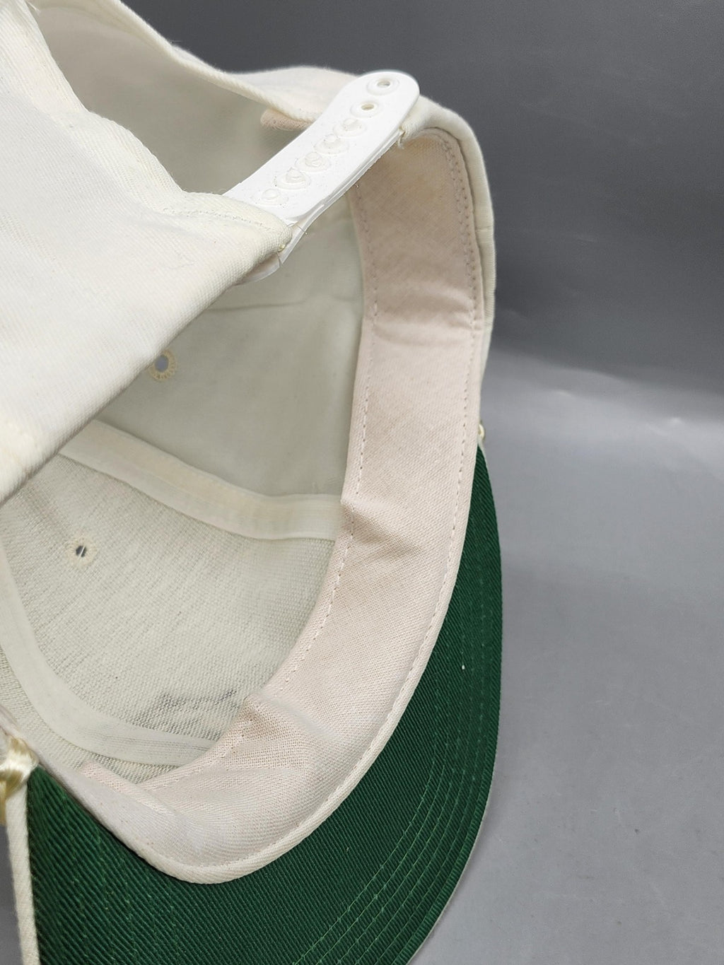 Vintage Boca Raton G.C. New Era Hat Cap Snap Back Mens L White Rope 80s