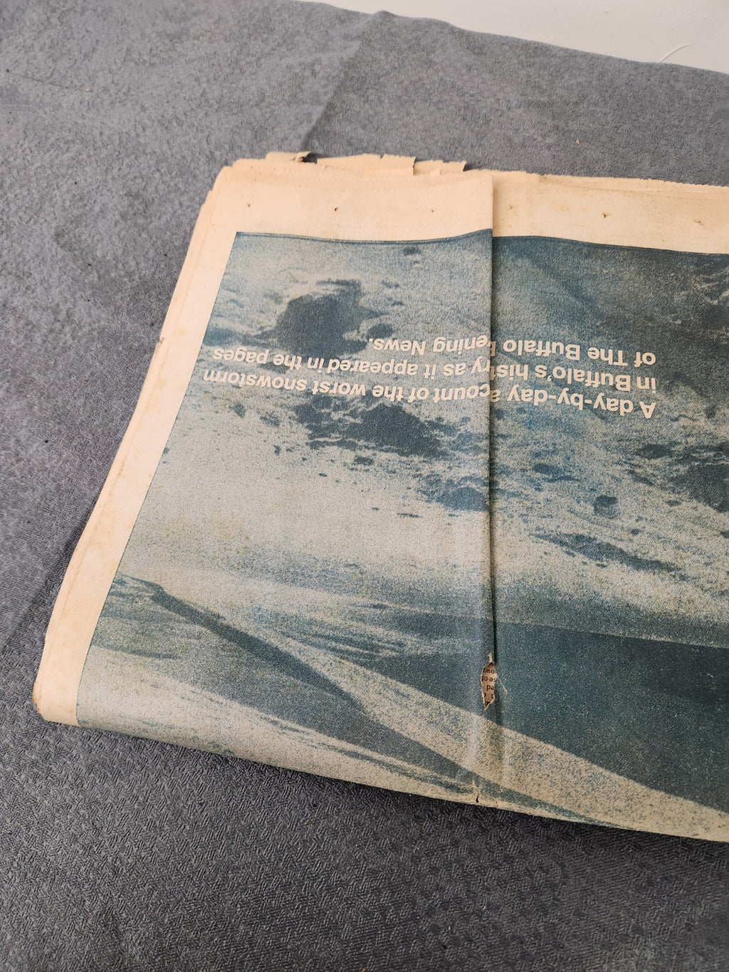 Vintage 1977 Buffalo Evening News Blizzard of '77 Special Magazine Newspaper...