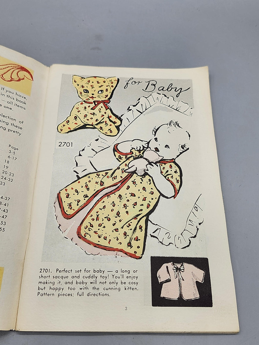 Vintage 1959 Needlework Album Mann Lengel Kujawa Vaughan Yellow PB USA Crafts