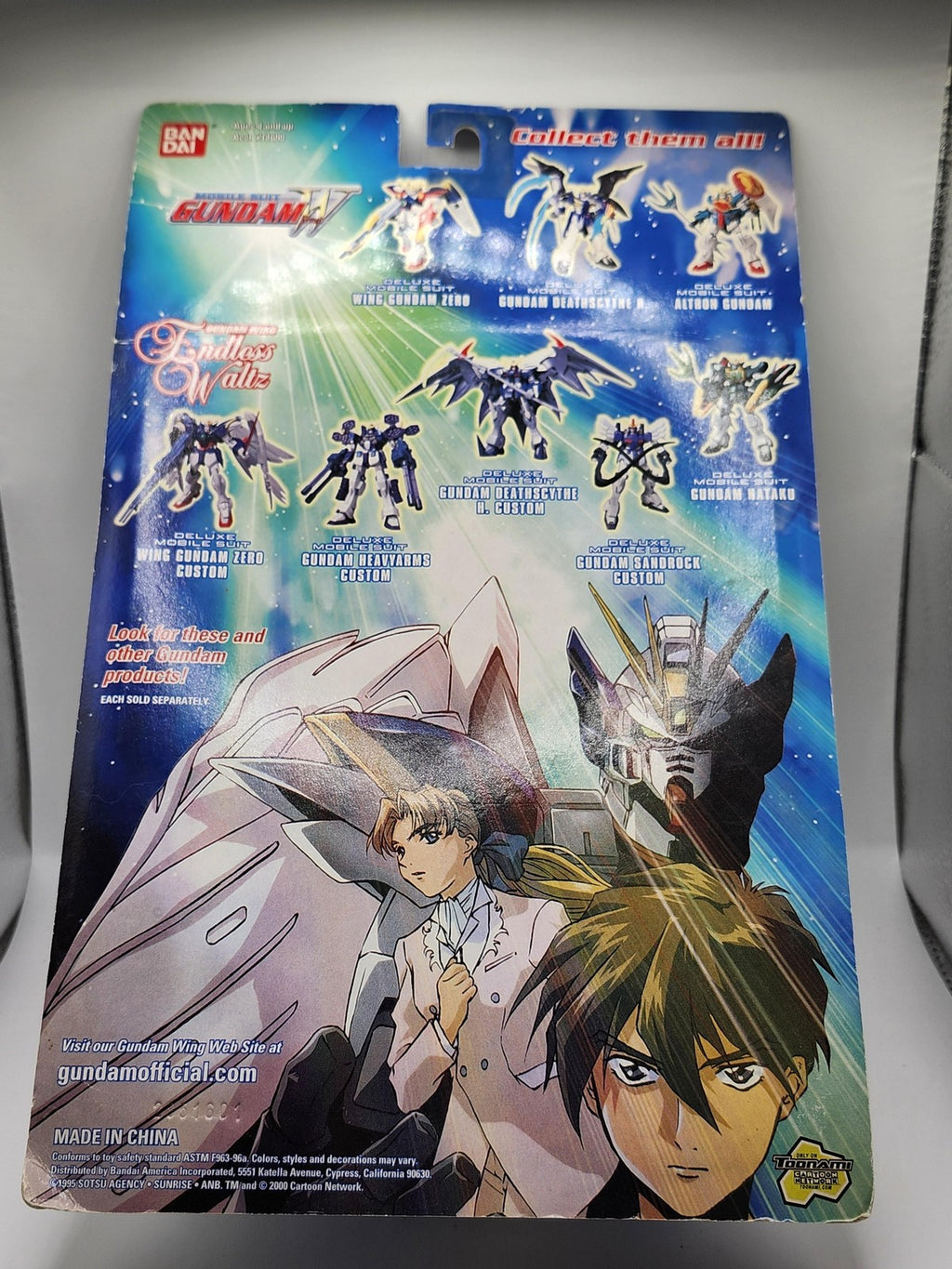 Vintage Bandai Gundam Wing Endless Waltz Gundam Nataku Deluxe Action Figure