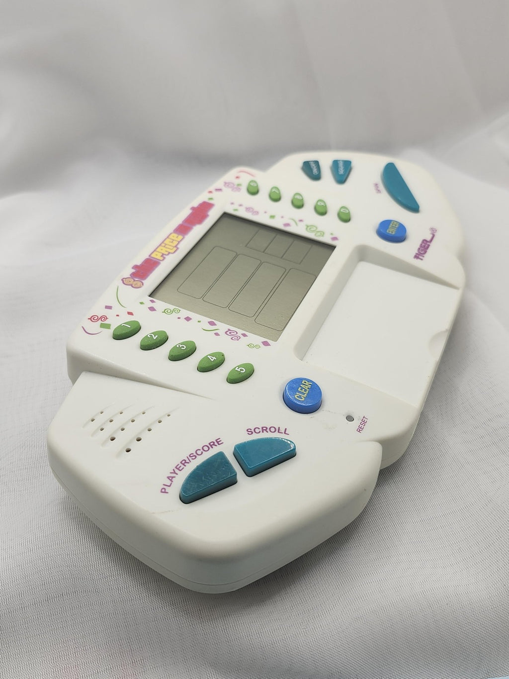 Vintage 1998 Tiger Price Is Right Electronic Handheld Game White Toy Tabletop