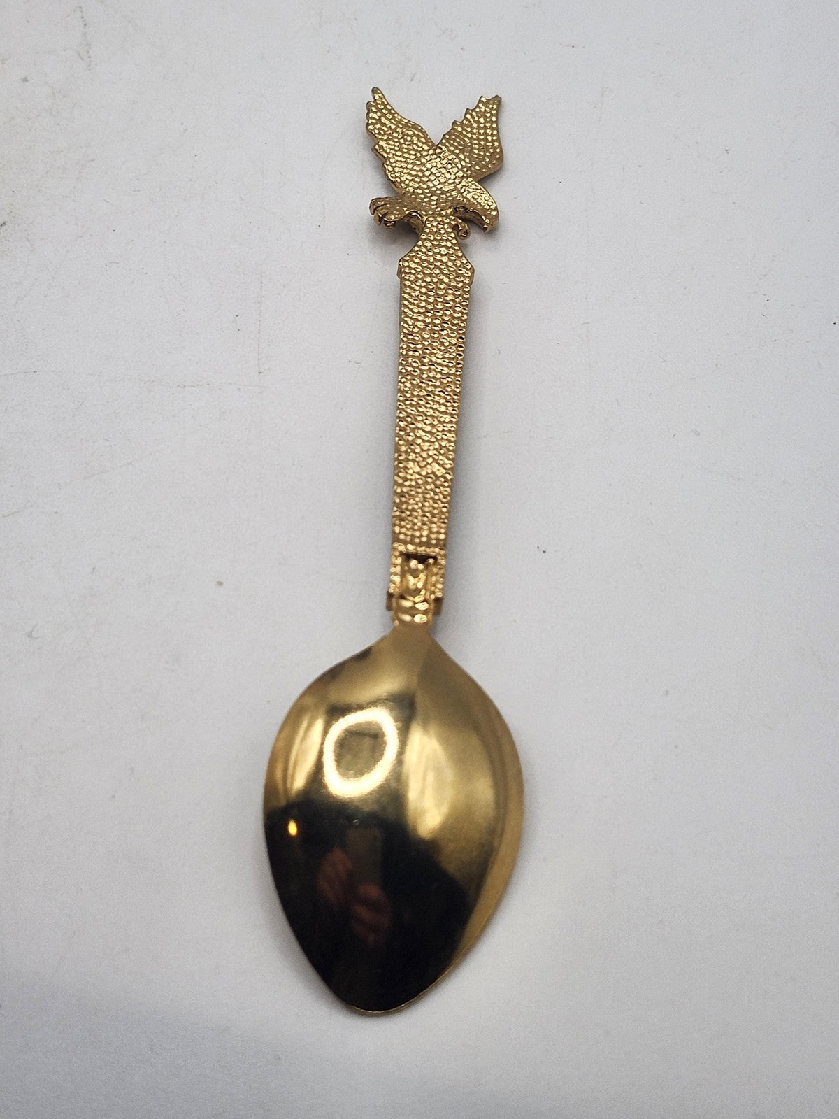 Medieval Times Florida Souvenir Spoon Gold Tone Eagle Handle Decor Collectible