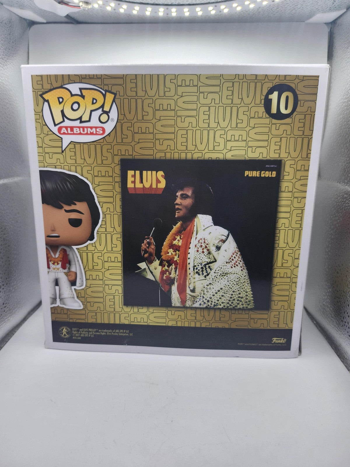 Funko Pop Albums Elvis Presley Pure Gold Vinyl Figure #10 Multicolor Music