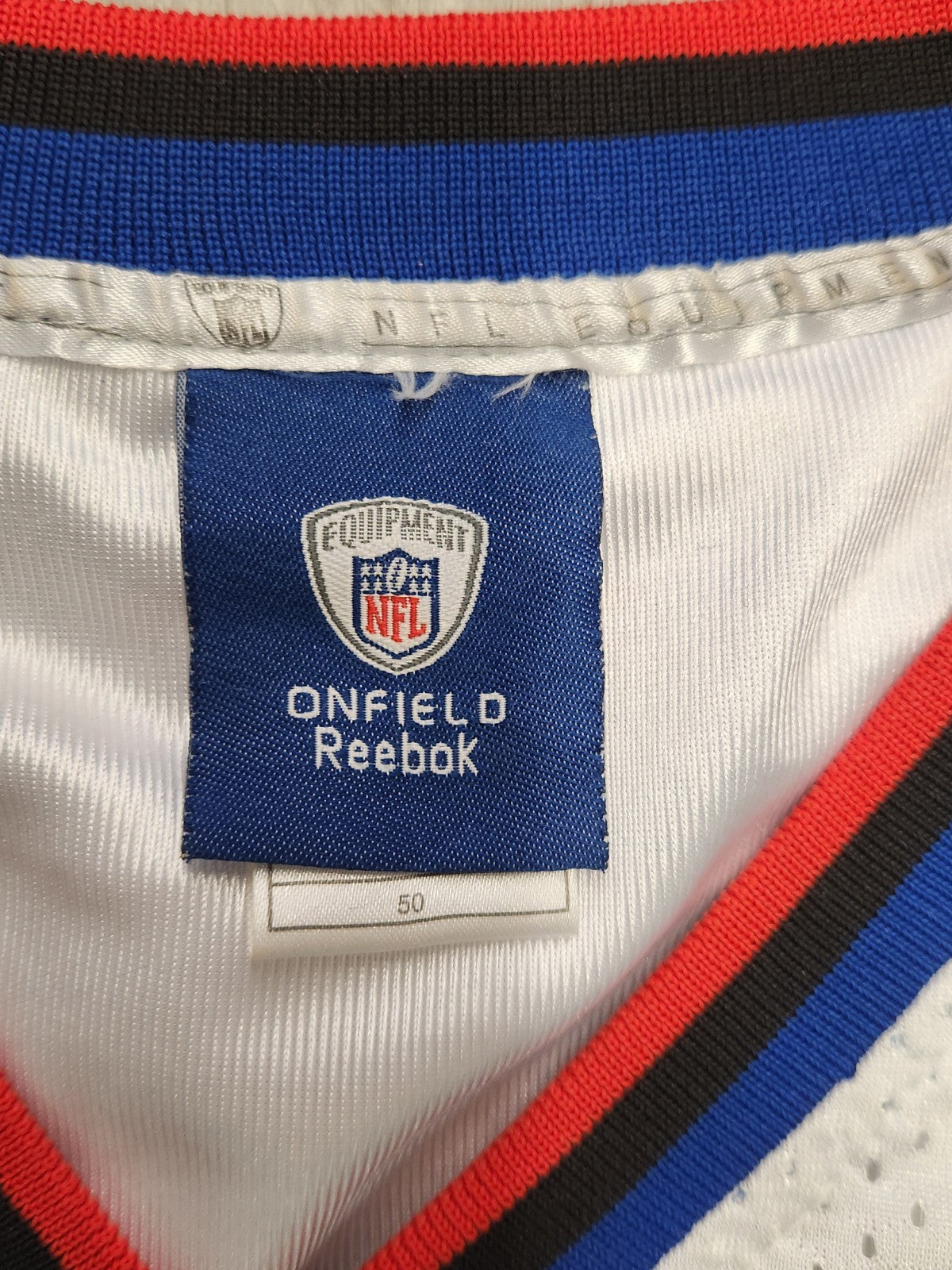 Signed Fred Jackson Buffalo Bills Reebok On Field Jersey Size 50 White NFL