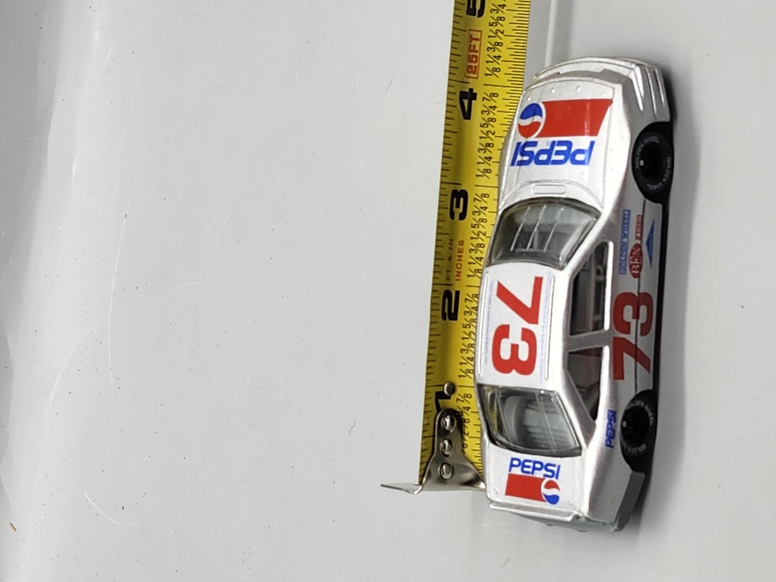 Golden Wheel Pepsi #73 1:64 Silver Diecast NASCAR Stock Race Car Toy Collectible