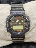 North American Hunting Club Watch Mens Black Quartz Digital GMT Sports 100ft