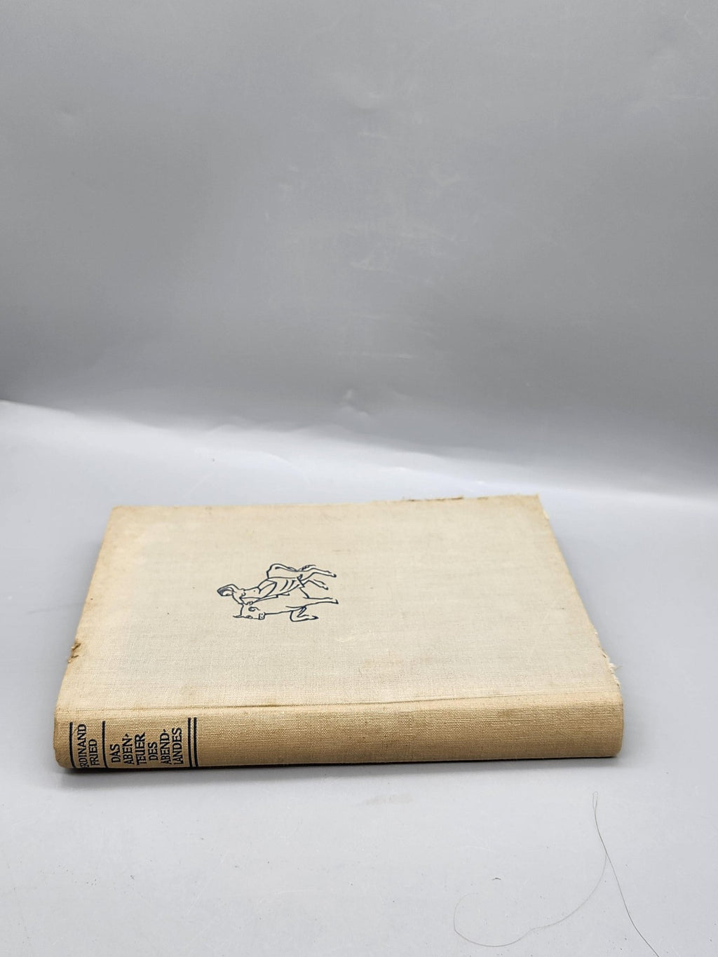 Vintage Das Abenteuer Des Abendlandes F. Lussy Cream HC Diederichs Germany 1950