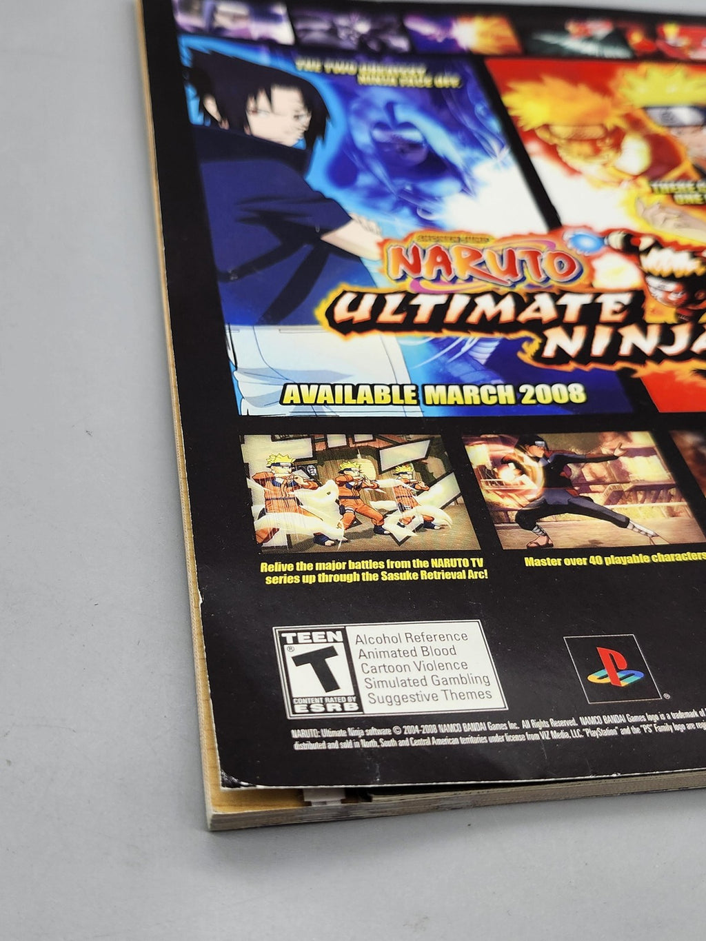 Naruto Collector Magazine Spring 2008 Shonen Jump Anime Manga Card Game PB USA