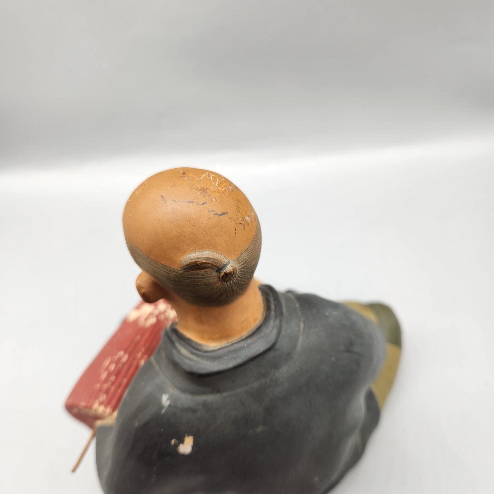 Vintage Hakata Urasaki Dolls Japanese Man Umbrella Figurine Medium Japan Decor
