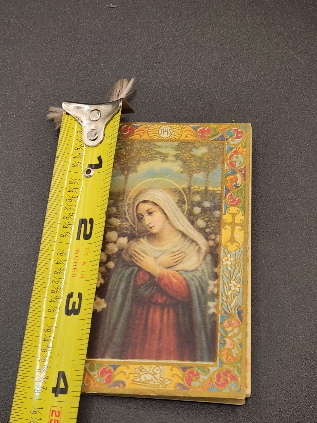 Vintage Mini Religious Prayer Calendar Booklet Printed In Italy