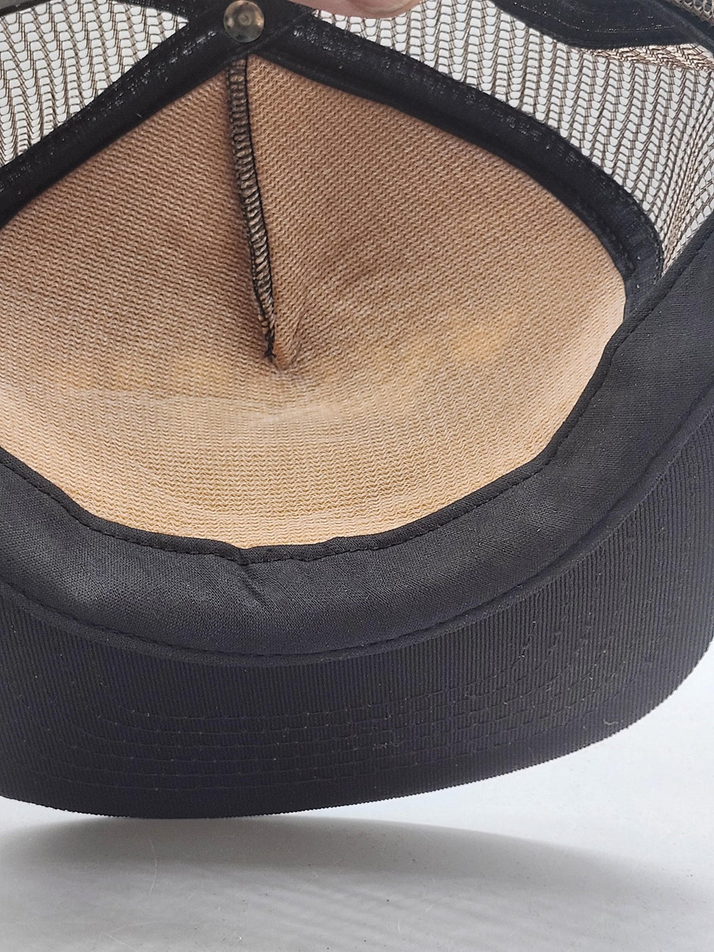Vintage Waccamaw Pottery Security Hat Cap Snap Back Mens One Size Brown Mesh
