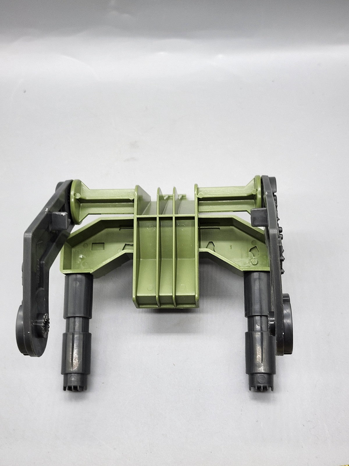Green Gun Seat Accessory Plastic Toy Action Figure Military Loose Dual Cannon